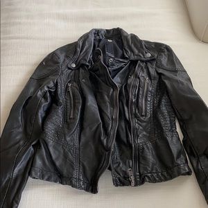 Free people vegan leather jacket